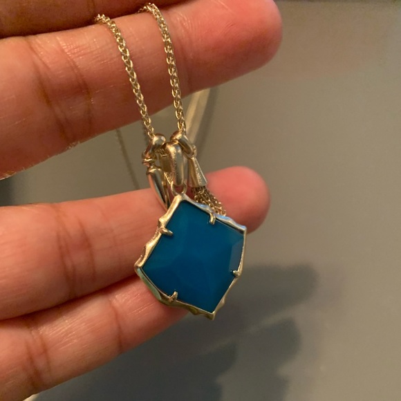 Kendra Scott Arlet Necklace in Blue Agate - Picture 12 of 14